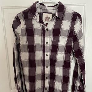 Purple and White Flannel